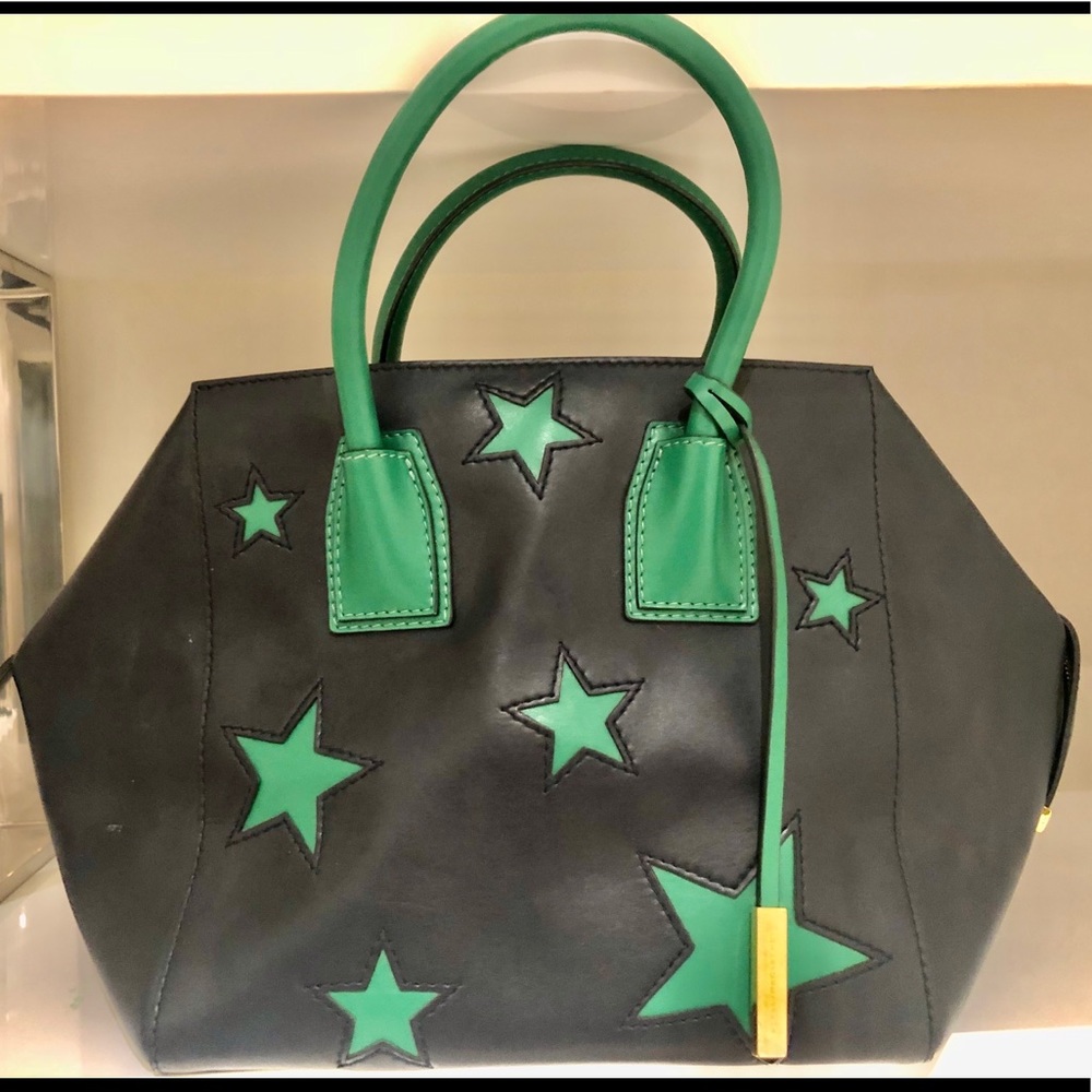 Stella McCartney Navy/Green leather Bag Like New